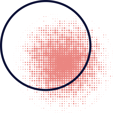 orange-dotted-blue-outline-circle